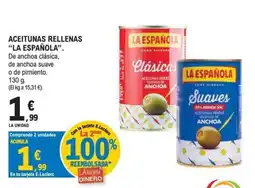 E.Leclerc La española aceitunas rellenas oferta