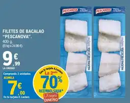 E.Leclerc Pescanova filetes de bacalao oferta