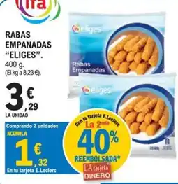 E.Leclerc Eliges rabas empanadas oferta