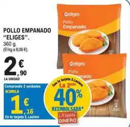 E.Leclerc Eliges pollo empanado oferta