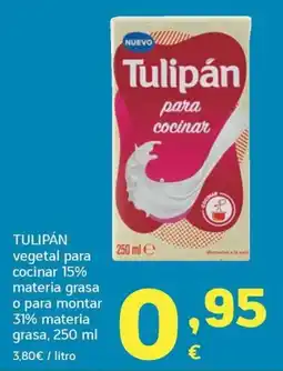 HiperDino Tulipán vegetal para cocinar oferta