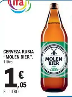 E.Leclerc Molen Bier cerveza rubia oferta