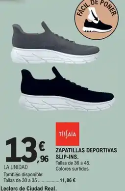 E.Leclerc Tissaia zapatillas deportivas slip-ins oferta