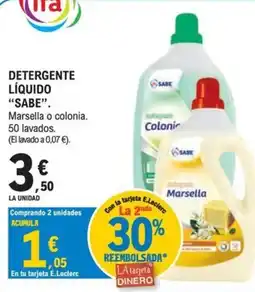 E.Leclerc Sabe detergente liquido oferta