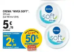 E.Leclerc Nivea soft oferta
