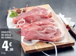 E.Leclerc Chuleta de aguja de cerdo oferta