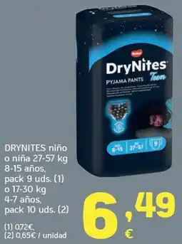 HiperDino DryNites pyjama pants teen oferta