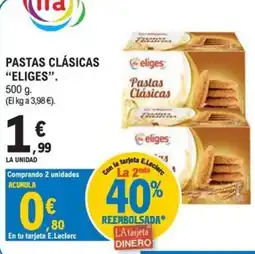 E.Leclerc eliges pastas clásicas oferta