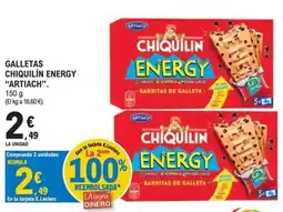 E.Leclerc Artiach Galletas chiquilin energy oferta