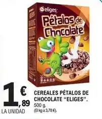 E.Leclerc Eliges - cereales pétalos de chocolate oferta