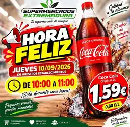Supermercados Extremadura Coca-cola - original oferta