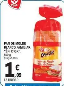 E.Leclerc Épi d'or - pan de molde blanco familiar oferta