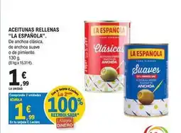E.Leclerc La española - aceitunas rellenas oferta