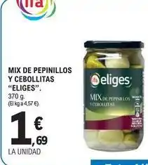 E.Leclerc Eliges - mix de pepinillos y cebollitas oferta