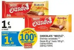 E.Leclerc Nestlé - chocolate oferta
