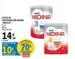 E.Leclerc Nestlé - leche de continuacion nidina oferta