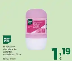 HiperDino Hiperdino - desodorante roll-on mujer oferta