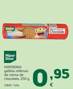 HiperDino Hiperdino - galleta rellenas de crema de chocolate oferta
