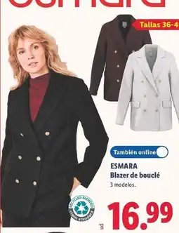 Lidl Esmara - blazer de bouclé oferta