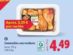 Lidl Jamoncitos con verduras oferta