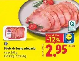Lidl Filete de lomo adobado oferta