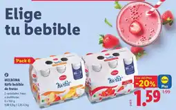 Lidl Milbona - kefir bebible de fruits oferta