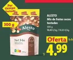 Lidl Alesto - mix de frutos secos tostados oferta