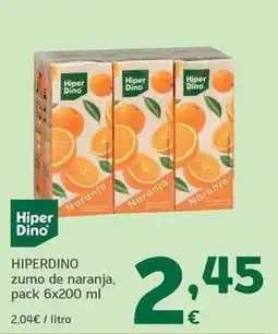 HiperDino Hiperdino - zumo de naranja oferta
