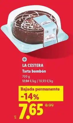 Lidl La cestera - tarta bombon oferta