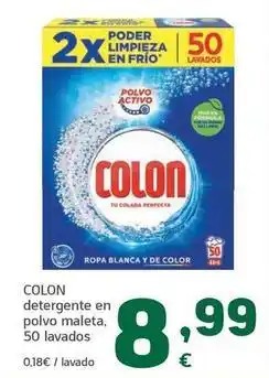 HiperDino Colon - detergente en polvo maleta oferta
