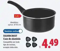 Lidl Silvercrest - cazo de aluminio oferta