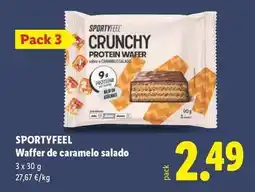 Lidl Sportyfeel - waffer de caramelo salado oferta