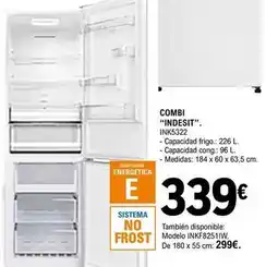E.Leclerc Indesit - combi ink5322 oferta