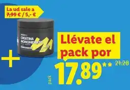 Lidl Sportyfeel - whey protein en polvo + creatina en polvo oferta