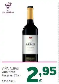 HiperDino Viña albali - vino tinto reserva oferta