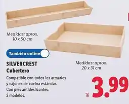 Lidl Silvercrest - cubertero oferta