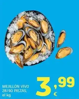 HiperDino Vivó - mejillón vivo 28/40 oferta