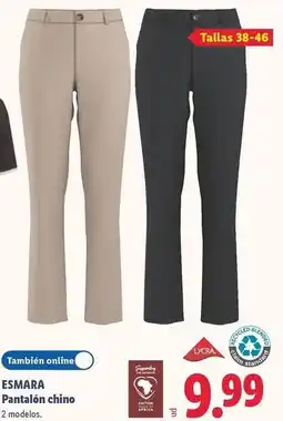 Lidl Esmara - pantalon chino oferta