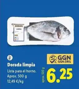 Lidl Dorada - dorada limpia oferta