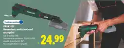Lidl Parkside - herramienta multifuncional recargable oferta