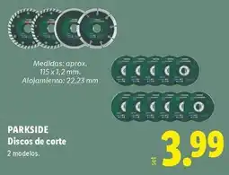 Lidl Parkside - discos de corte oferta