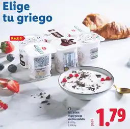 Lidl Milbona - yogur griego de stracciatella oferta