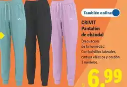 Lidl Crivit - pantalon de chandal oferta