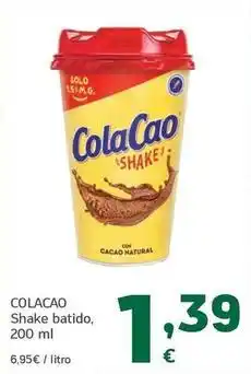 HiperDino Cola cao - shake batido oferta