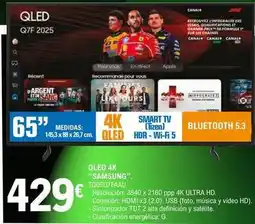 E.Leclerc Samsung - qled 4k tq65q7faau oferta