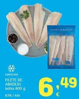 HiperDino Filete de abadejo oferta