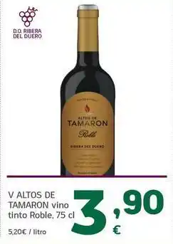 HiperDino Altos de tamarón - vino tinto roble oferta