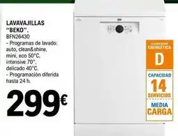 E.Leclerc Beko - lavavajillas bfn26430 oferta
