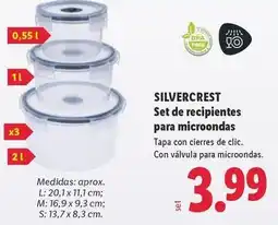 Lidl Silvercrest - set de recipientes para microondas oferta
