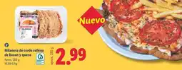 Lidl Millensa de cerdo rellena de bacon y queso oferta